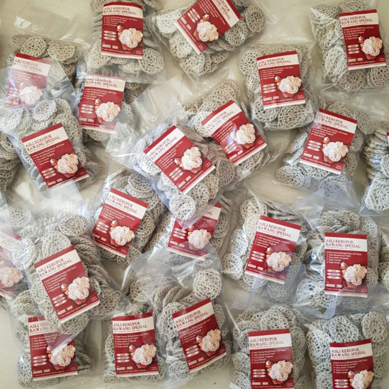

KERUPUK BAWANG TANPA BAHAN PENGAWET/PEMUTIH