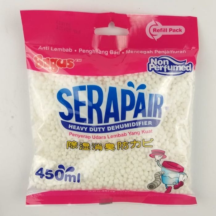 *SERAPAIR REFILL*PENYERAP UDARA LEMBAB YANG KUAT*450ml * PENYERAP LEMBAP