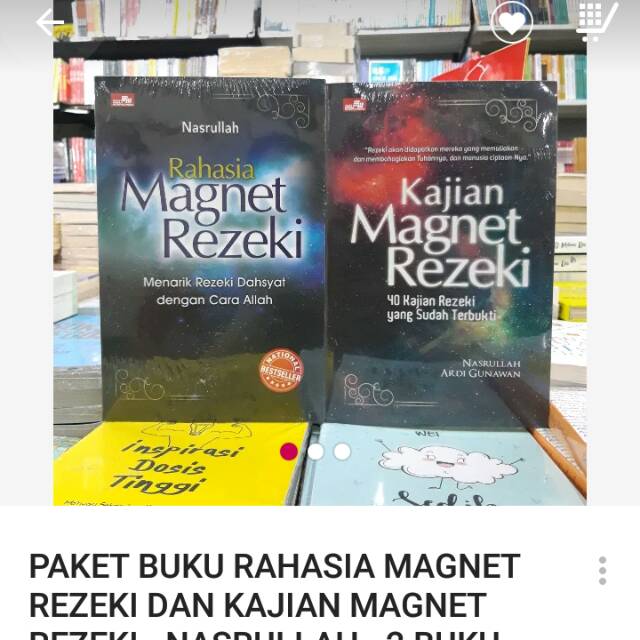 Paket Buku Magnet Rezeki dan Kajian Magnet Rezeki