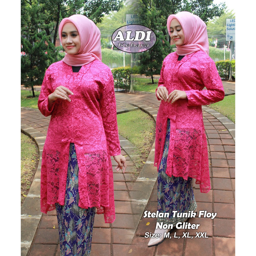 Kebaya kuno - kebaya modern terpopuler - set kebaya brukat floy kurung - kebaya set batik - kebaya