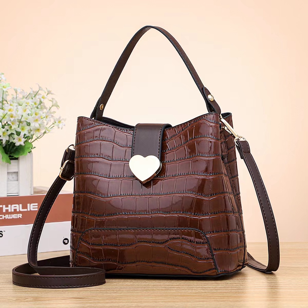 9138 TAS WANITA IMPORT SLEMPANG HANDBAG [1KG 2PC] PERFECT CORNER