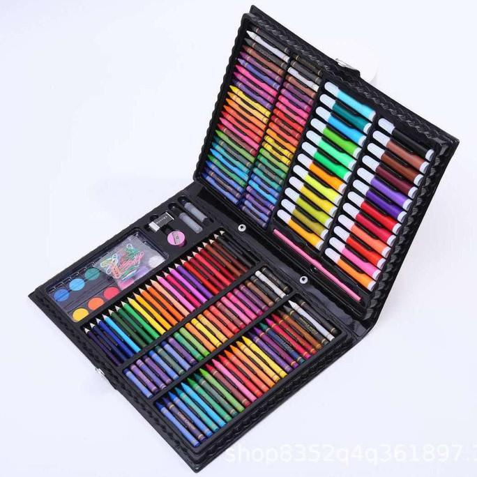 

168PCS - PENSIL WARNA, ALAT TULIS SET CRAYON, COLORING SET, COLOURING - BLACK