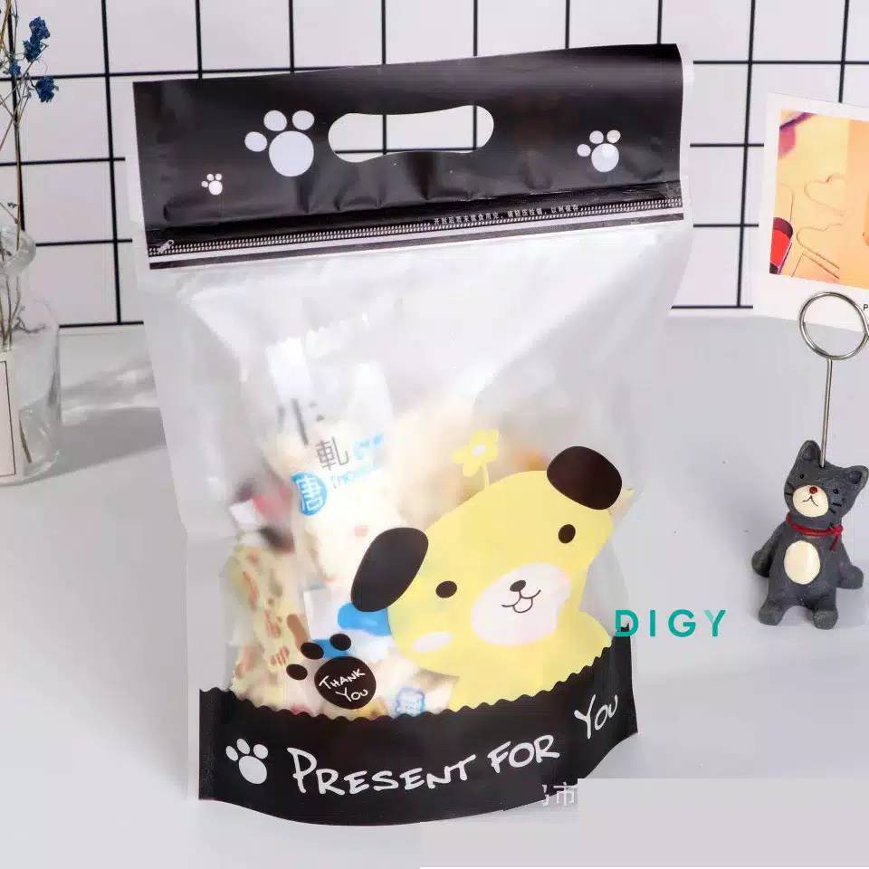 [10 PCS] Sale Kantong Plastik Termurah Kue/Permen Goddie Bag Plastik Cookies Hadiah Murah