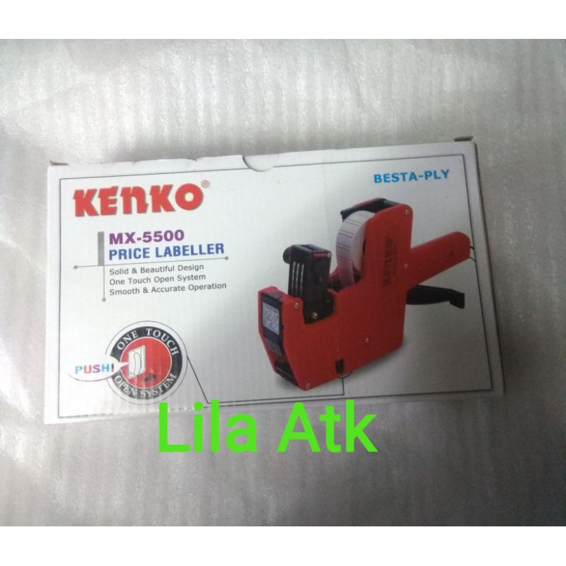 

Mesin Label Harga Kenko 1 Baris MX-5500