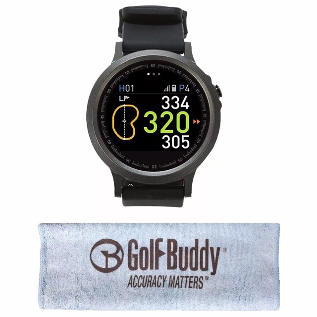 Golf Buddy’s WTX golf GPS watch Bonus Golf Buddy Microfiber Towel.- Jam Tangan Golf