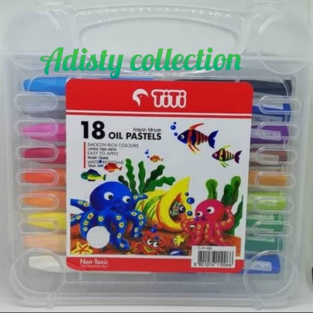 

Crayon / Oil Pastel Titi 18 Warna