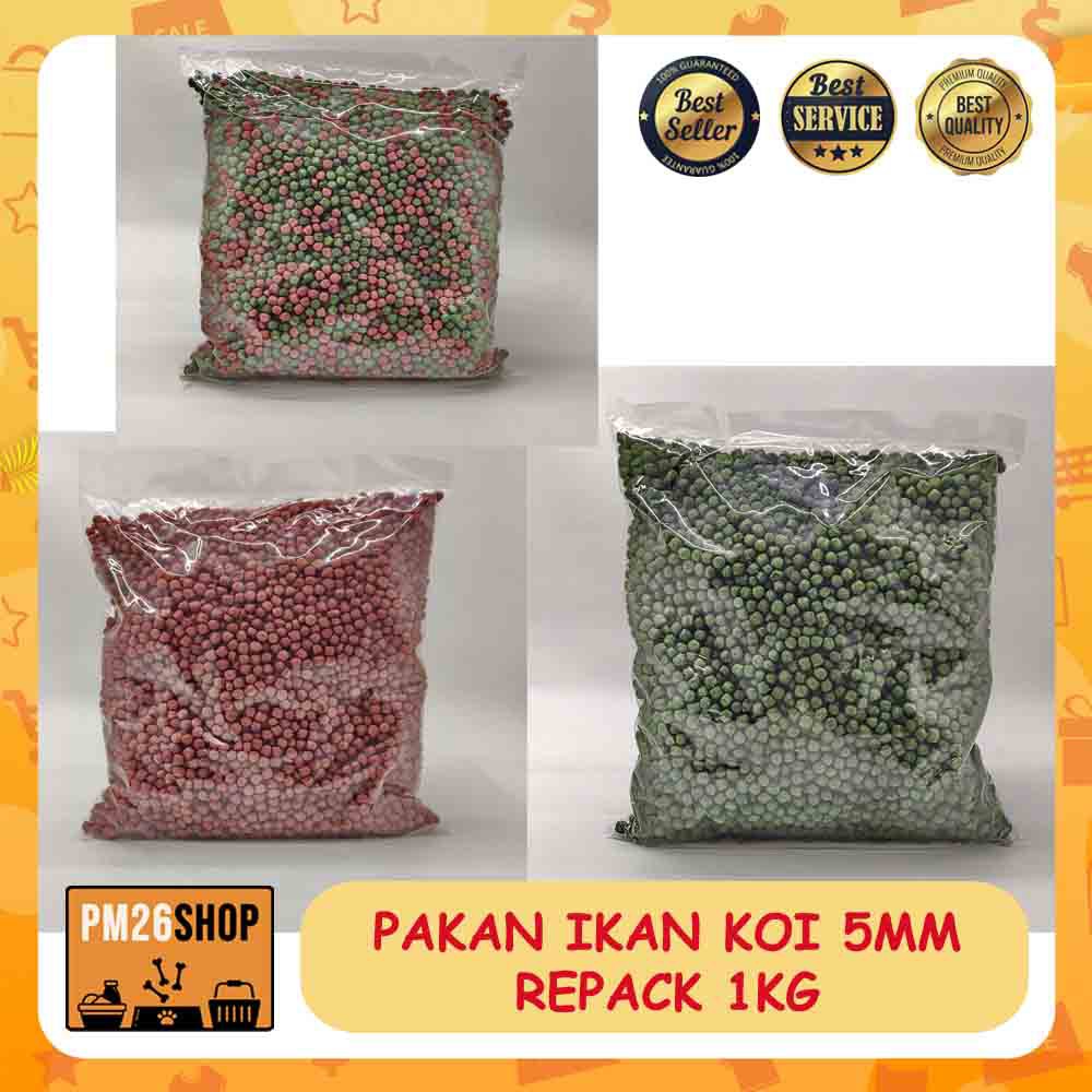 PAKAN IKAN KOI MAKANAN KOI PELET KOI 1KG 5MM