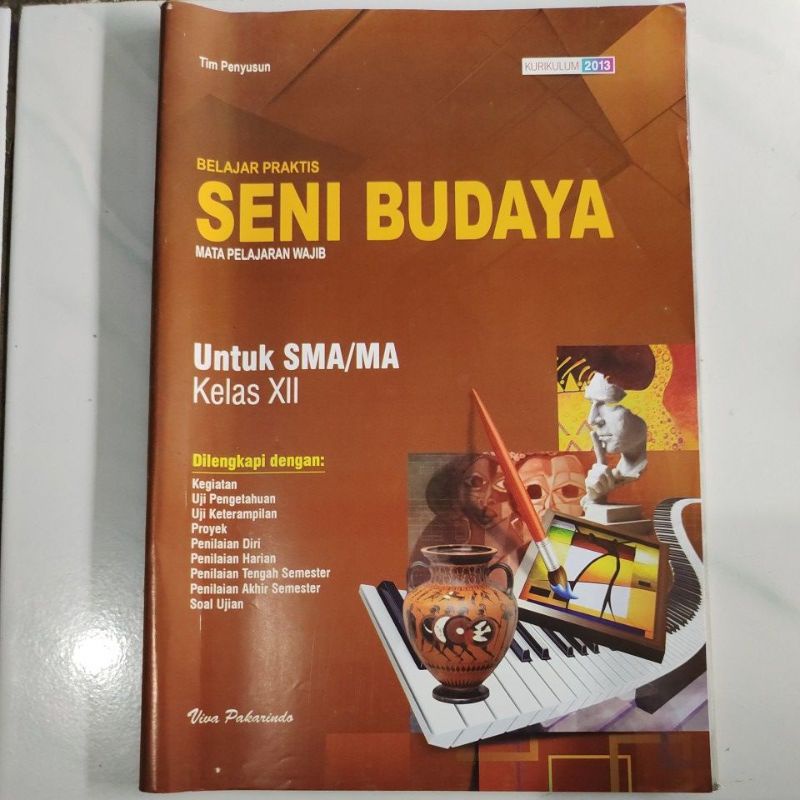 BARU Buku LKS Viva Pakarindo SENI BUDAYA Kelas 12