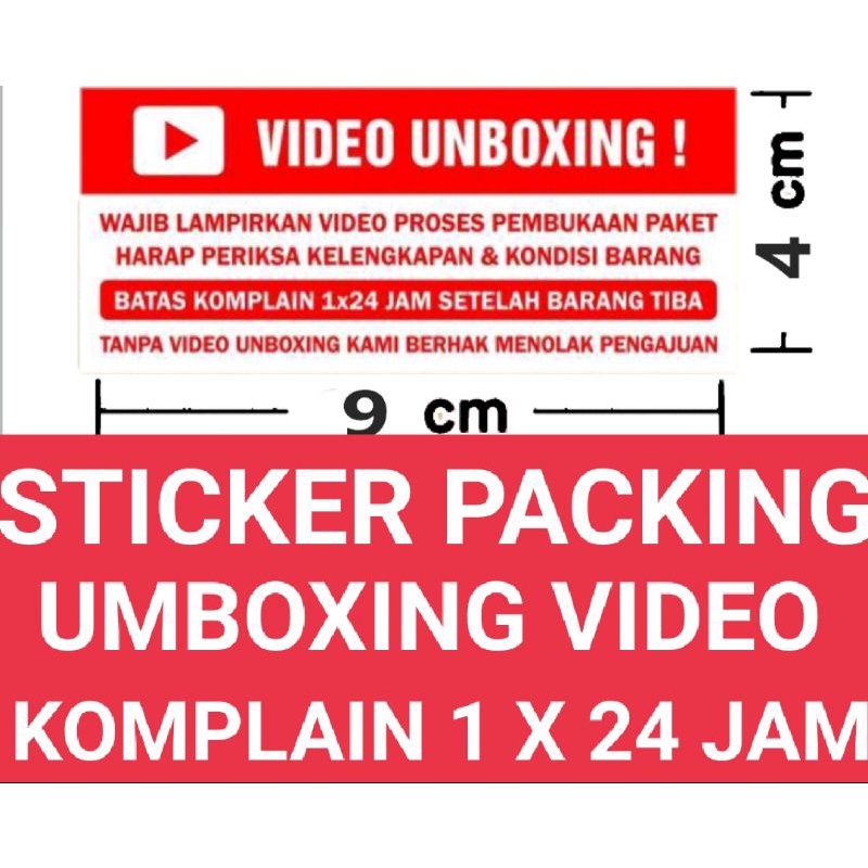 

STICKER UNBOXING 1X24 JAM