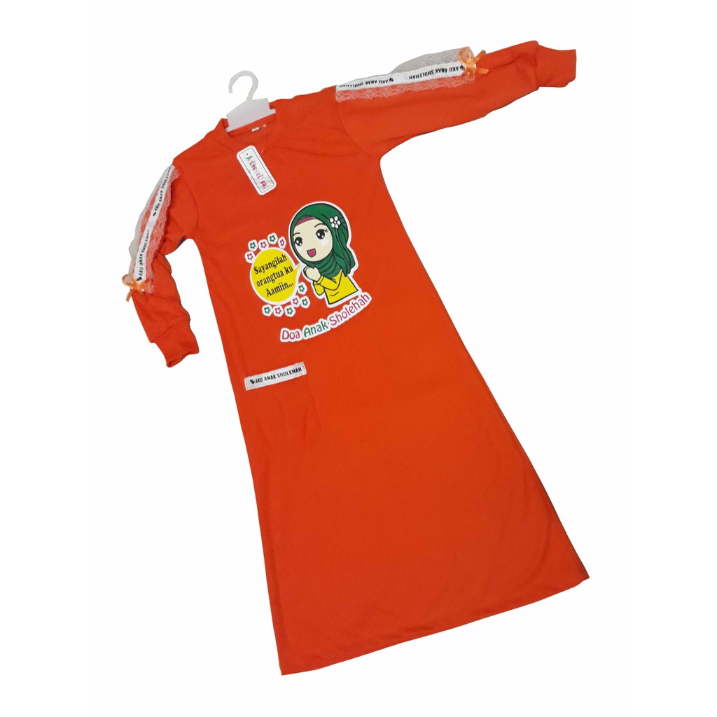 gamis anak 3-4 tahun