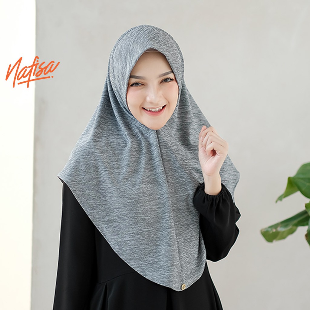 Jilbab Instan Non Pad Motif Nafisa Ayana | Hijab Instan Motif Tanpa Pet Kerudung Instan Non Pad