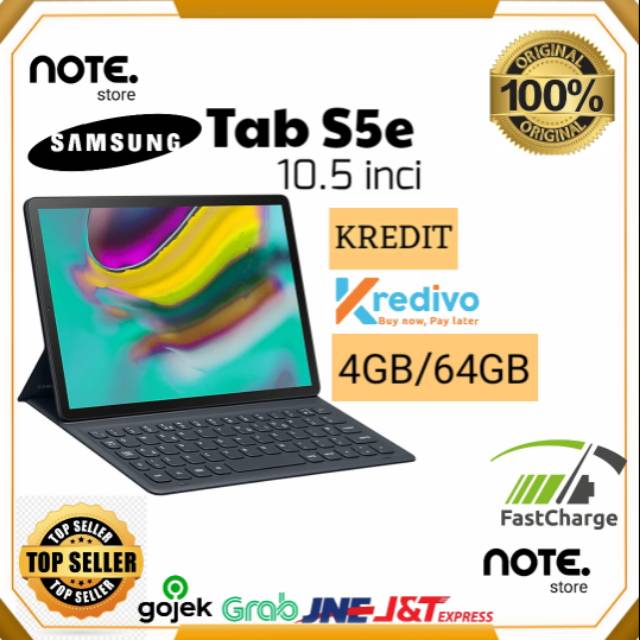 Samsung Tab S5e Terbaru/ Samsung Tab S5e 10,5 inch 4/64GB/ Original/ Garansi Resmi