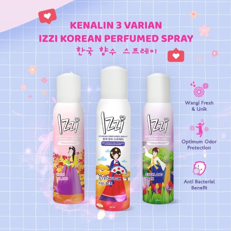 IzzI korean perfumed spray 150ml