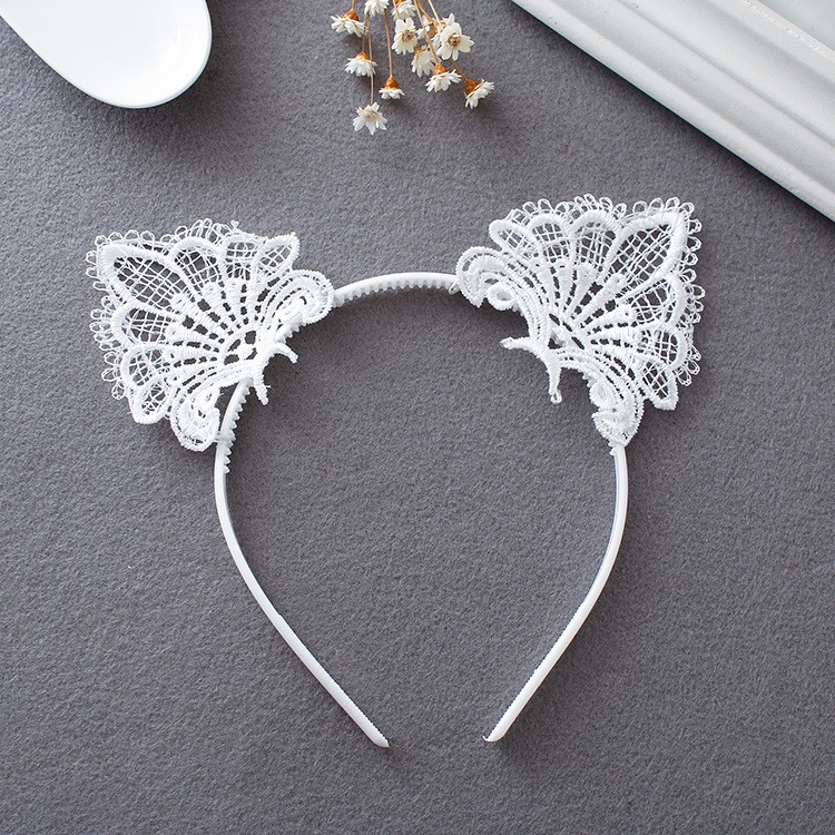 HBCL headband cat lace bando kuping kucing renda lingerie cute