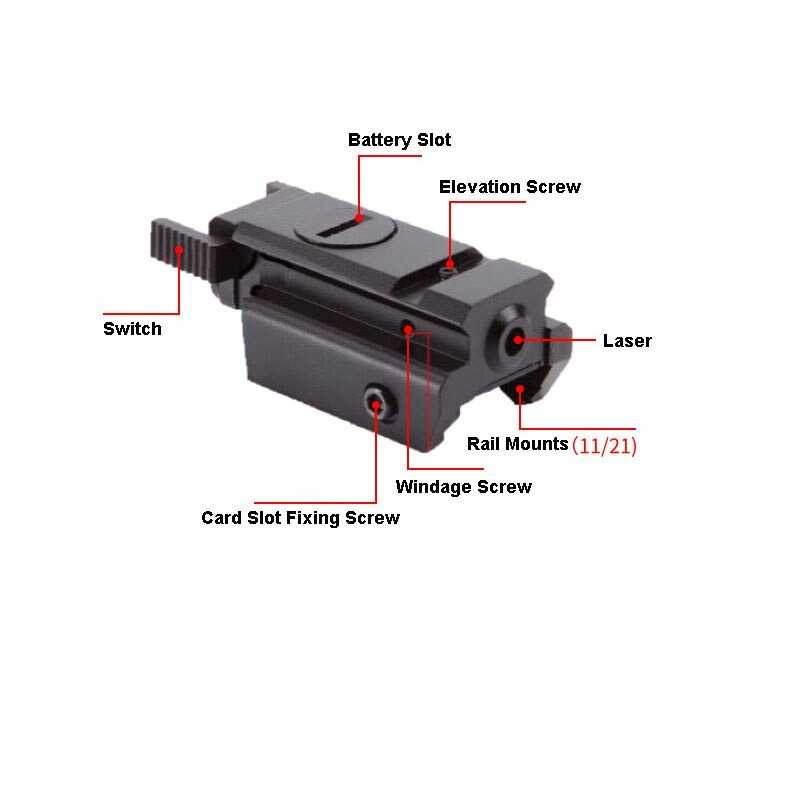 PROMO Red Dot Laser Sight Gun Airsoft Rifle Pistol TGPUL Tactical laser merah Hijau laser sight laser airsoftgun - LS15 Rail Adapter 11mm 7RLP03RE 7RLP04RE