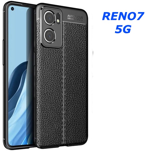 Case Auto Focus OPPO RENO7 5G Leather Experience SoftCase Slim Ultimate / Casing Kulit