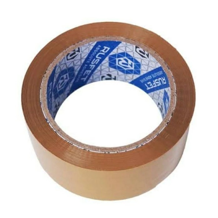 

Lakban Coklat RUSFET 2 inch ( 48mm x 90 Y ) Kualitas Premium