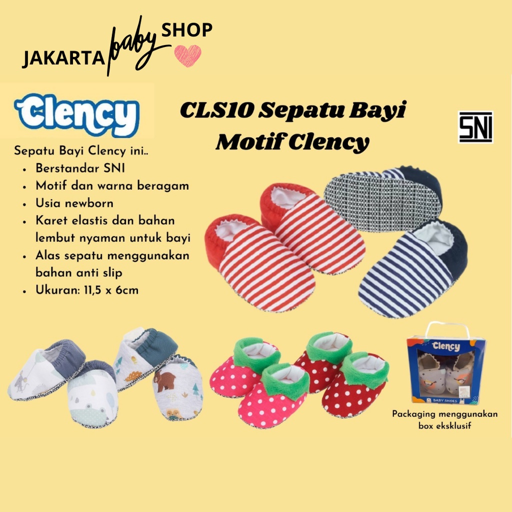 SEPATU BAYI MOTIF CLENCY CLS10