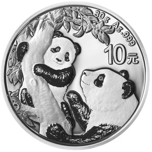 Koin Perak China Panda 2021 - 1 oz silver