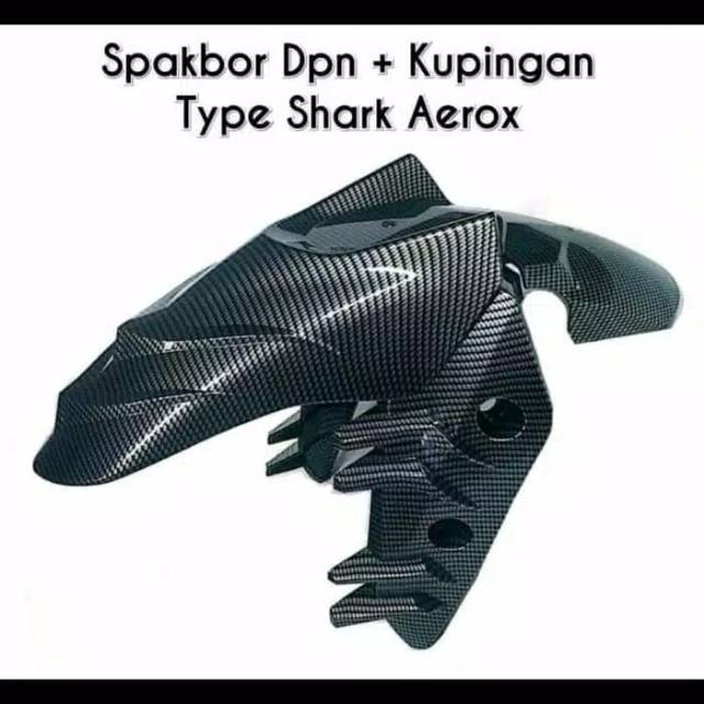 Spakbor Depan Aerox Carbon Spakbor Depan Carbon Aerox