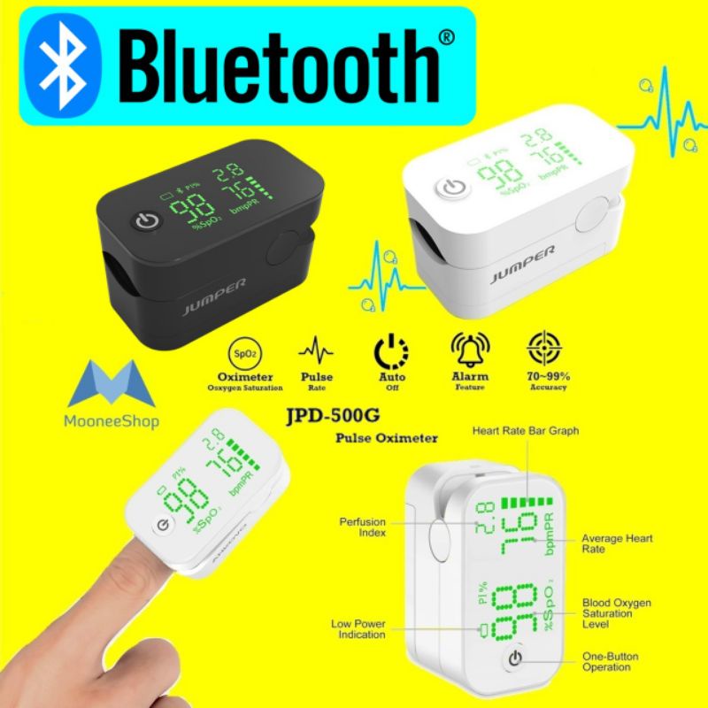 Fingertip Pulse Oximeter Jumper JPD-500G Bluetooth