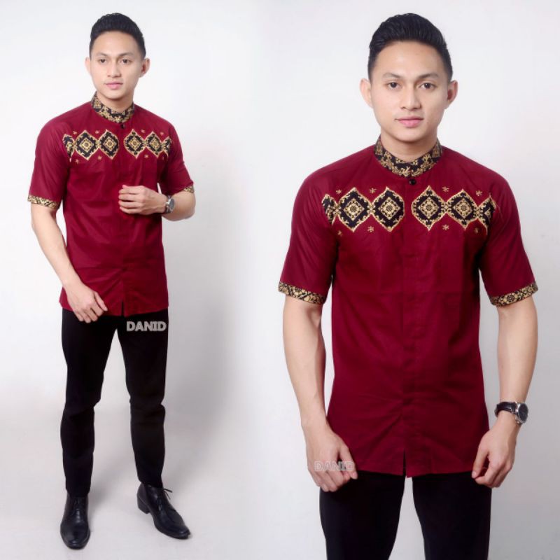 BAJU MUSLIM PRIA MODERN BORDIR BATIK