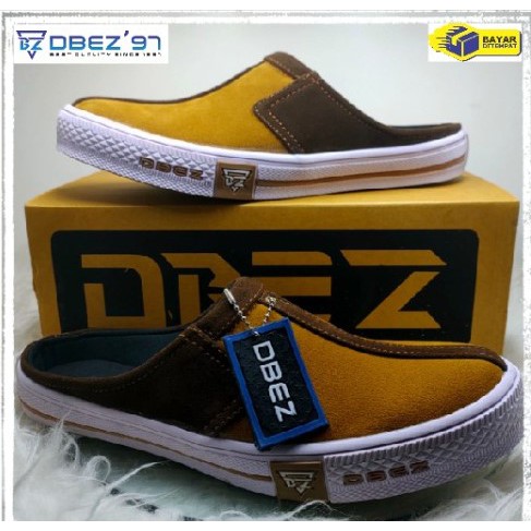 Sandal Selop Sneakers Pria DBEZ | Sandal Selop Kasual Pria | Sandal Selop Kulit Sintetis Pria | Sand