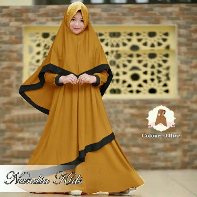 Busana muslim anak syari muslimah