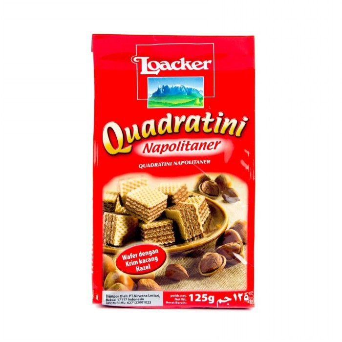 

LOACKER Quadratini Napolitaner - 250 gr