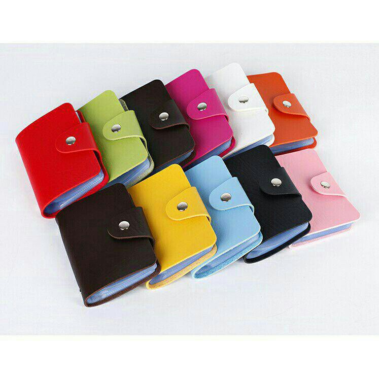 

GB Card Holder Dompet Kartu kredit , KTP muat 24 Kulit PU