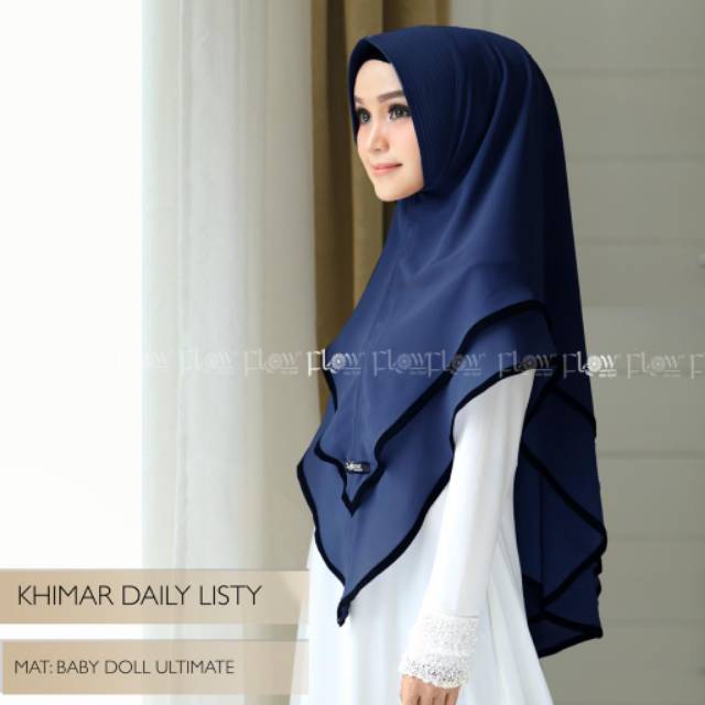 Khimar daily listy ori flow idea hijab