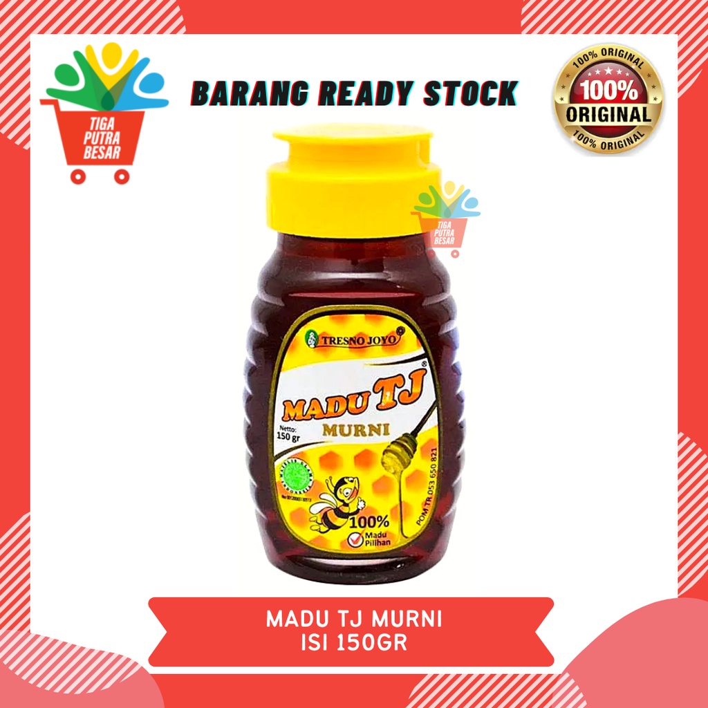 MADU TJ MURNI TRESNO JOYO ISI 150 GRAM / 100% MADU ASLI ALAMI