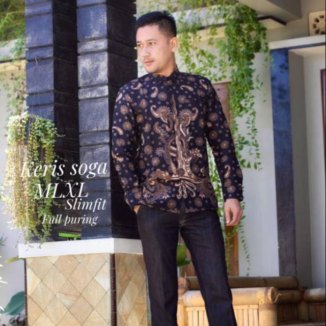 Hem Kemeja Batik Pria Batik Solo by Oslo Batik