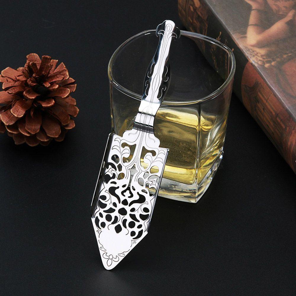 [Elegan] Absinthe Spoon Stocked Ramah Lingkungan Stainless Steel Bar Utensils Gelas Cangkir Drink Ware Sendok Dapur Makan Bar Filter