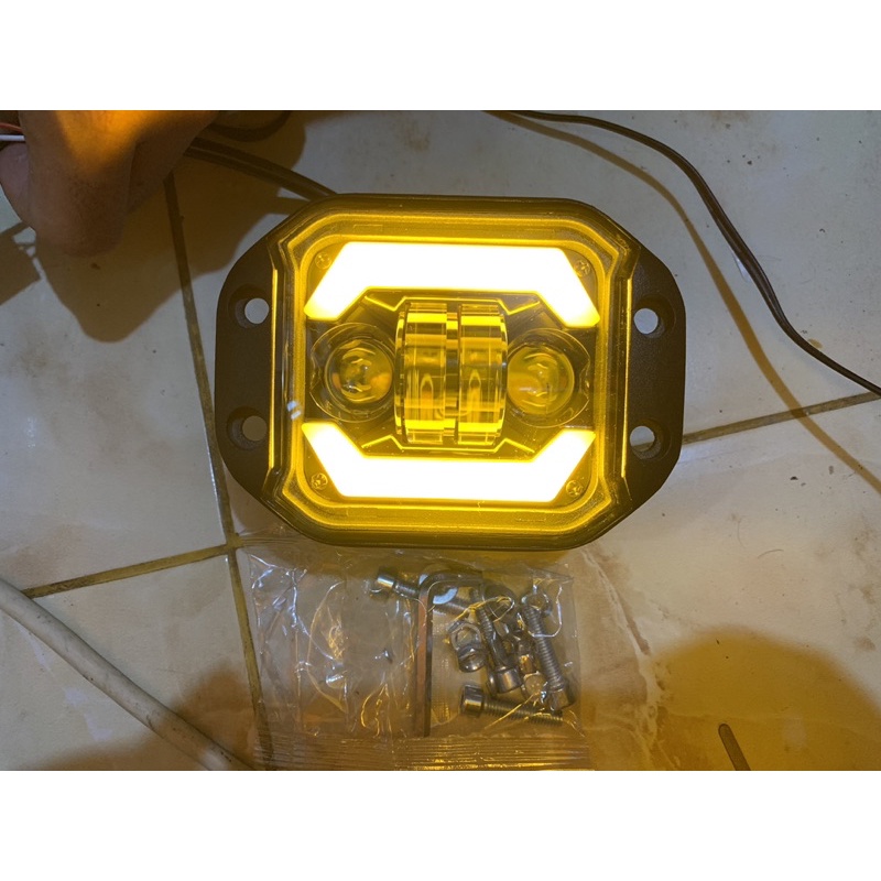 Lampu daymaker reflektor crf klx ktm wr lampu ped angel colour pnp berkualitas dan super terang TERMURAH