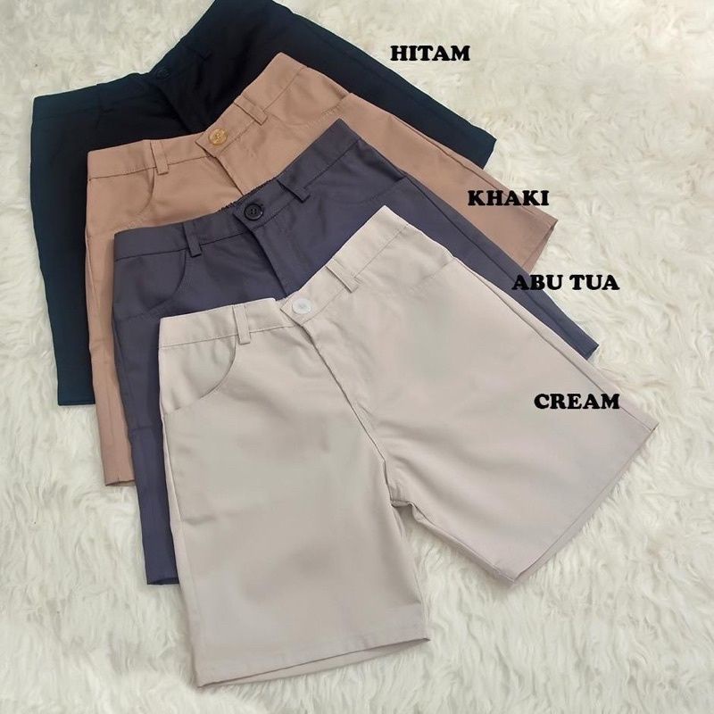 HOT Pant Jumbo Wanita / Celana Pendek Wanita / High Wais celana pendek wanita