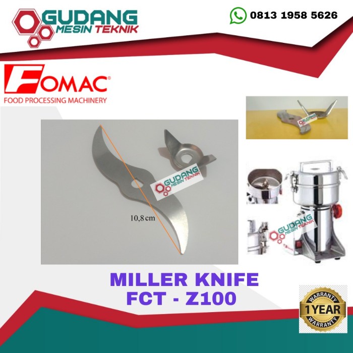MILLER KNIFE PISAU MESIN PENEPUNG FCT-Z SERIES FOMAC - FCT-Z100 promo