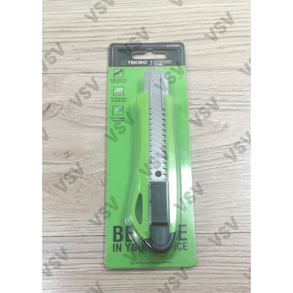 

Tekiro Cutter knife 18-1mm/ pisau cutter / cutter besar