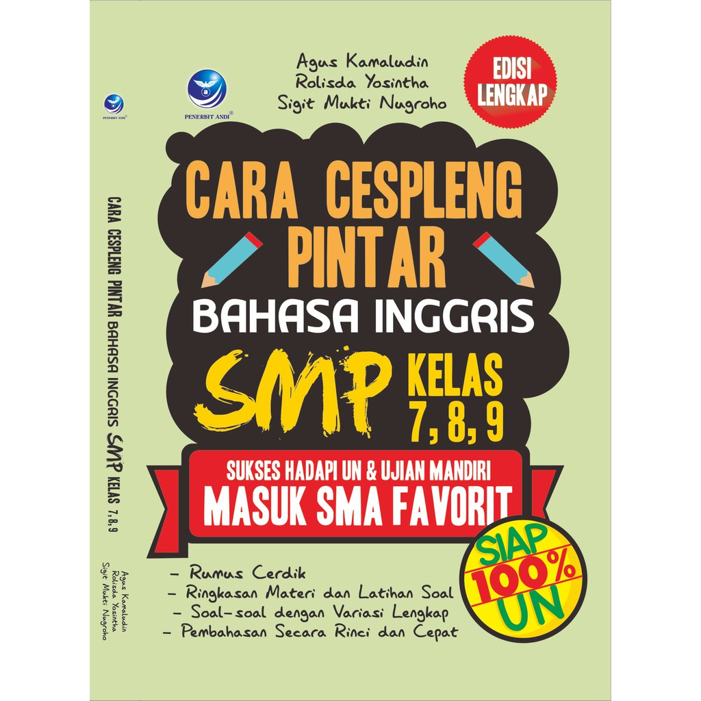 Cara Cespleng Pintar Bahasa Inggris Smp Kelas 7 8 9 Ed Lengkap Shopee Indonesia