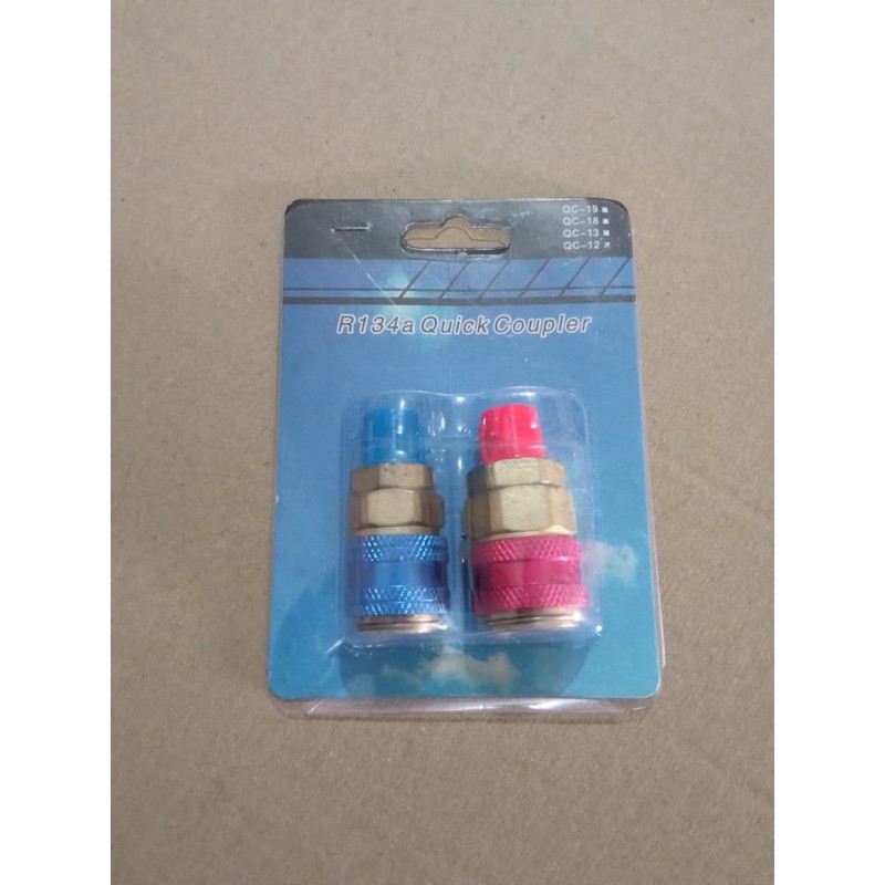 Quick Coupler Ac Mobil R134a Adapater Nepel Isi Ac Mobil