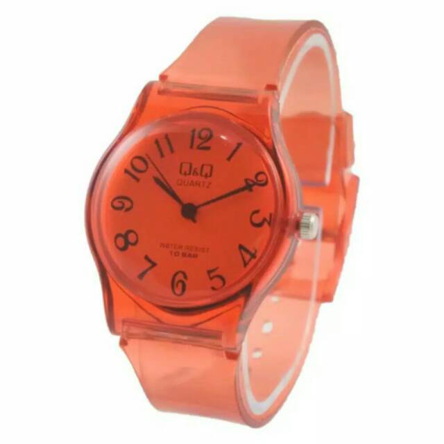 Hot Sale!! Jam Tangan Wanita Kecil Q&amp;Q Jelly Rubber Analog
