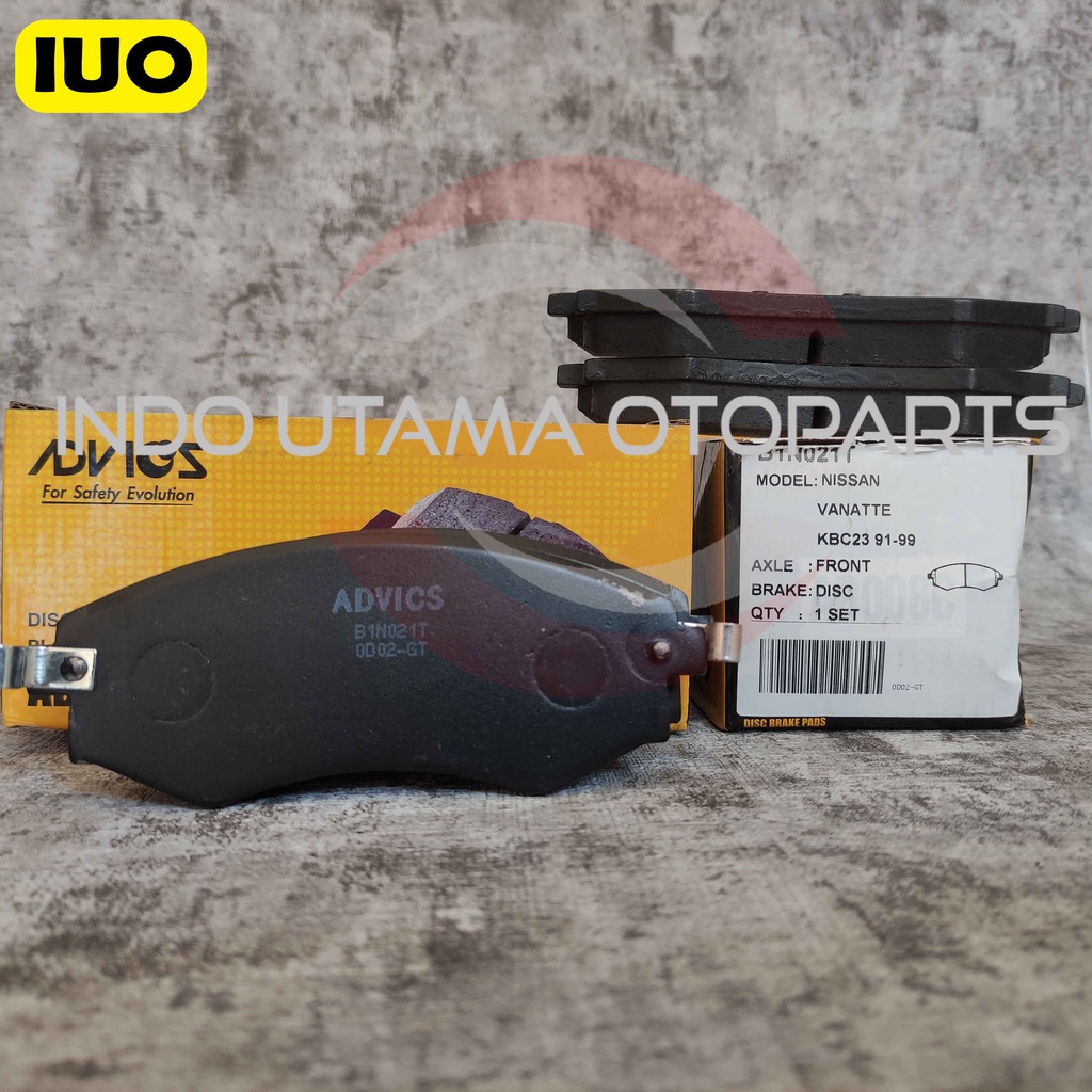 Brake pad AISIN  SX-4 Baleno Teana Juke Kampas Rem ADVICS B1N021T - ORI