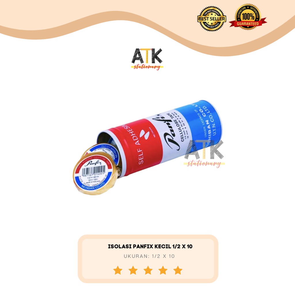 

Isolasi Panfix 1/2 inch X 10 Yard atk