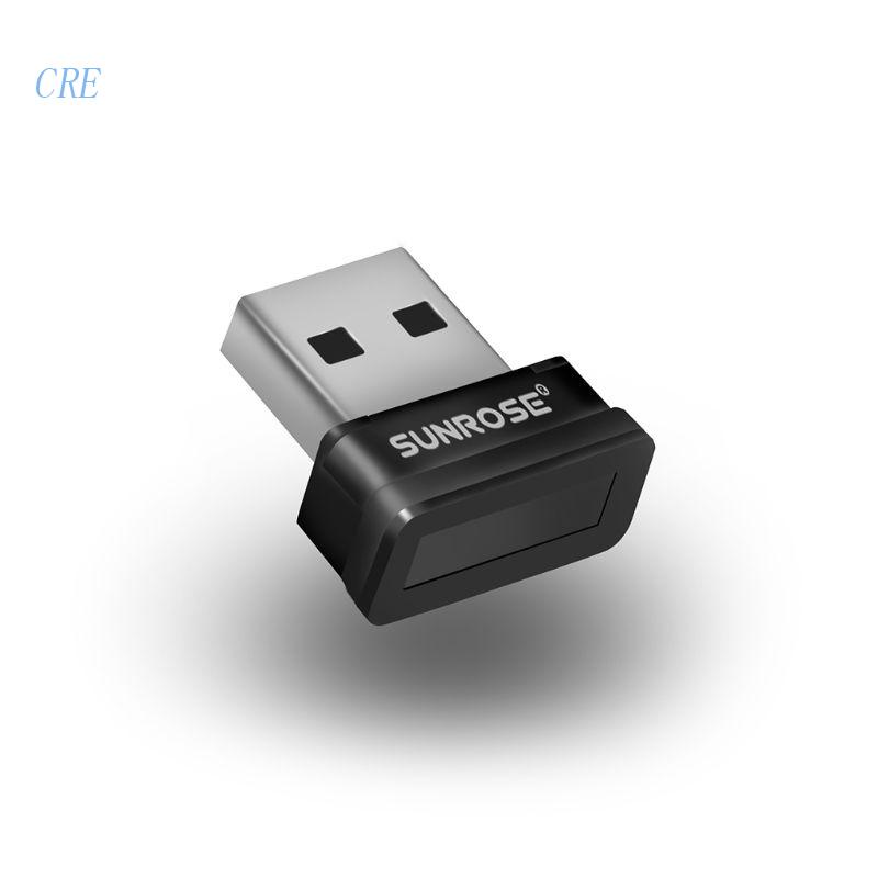 Cre Alat Pembaca Sidik Jari Biometrik USB 7 / 8 / 10 Untuk Keamanan