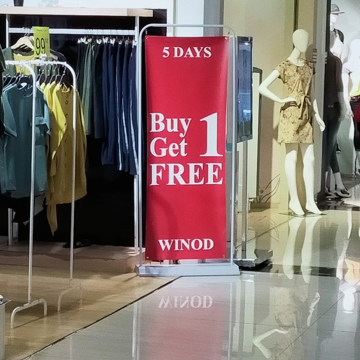 

Eklusif Door Frame Stand Banner 60X160Cm Bahan Alumunium Sale!!!