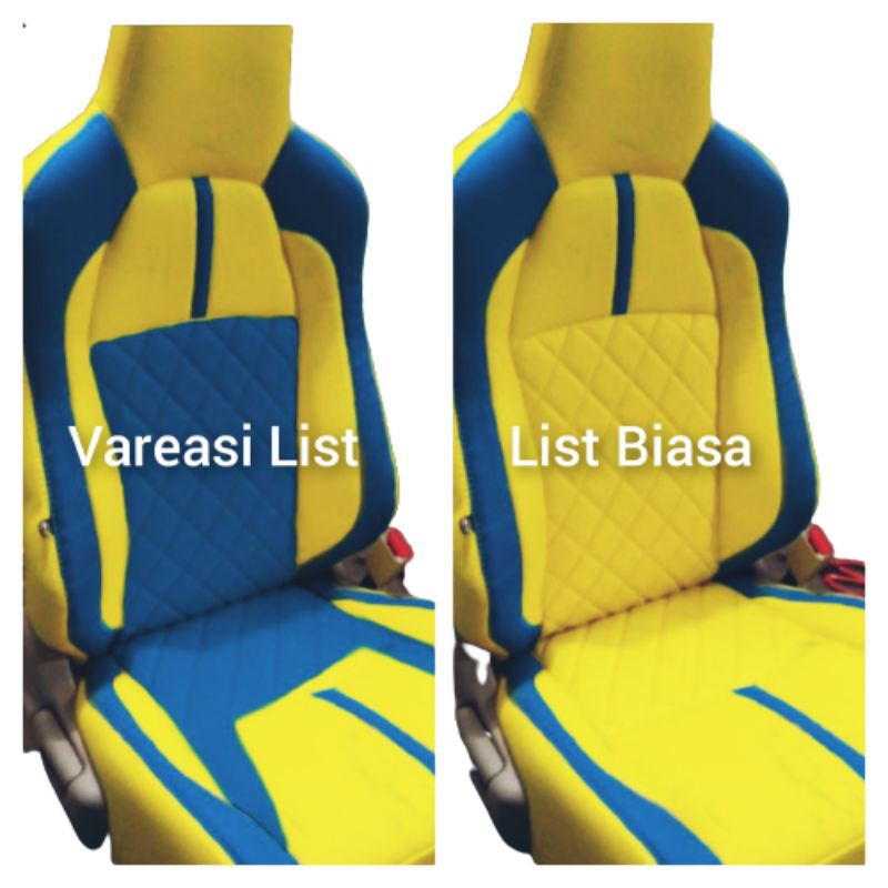 SARUNG KULIT JOK MOBIL BRIO SATYA/BRIO RS/ BRIO LAMA, DEPAN BELAKANG