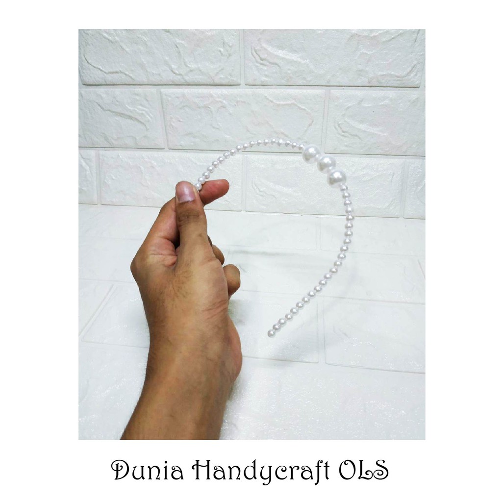 Bando Mutiara Bando Cantik Aksesoris Rambut Hadiah Kado Souvenir