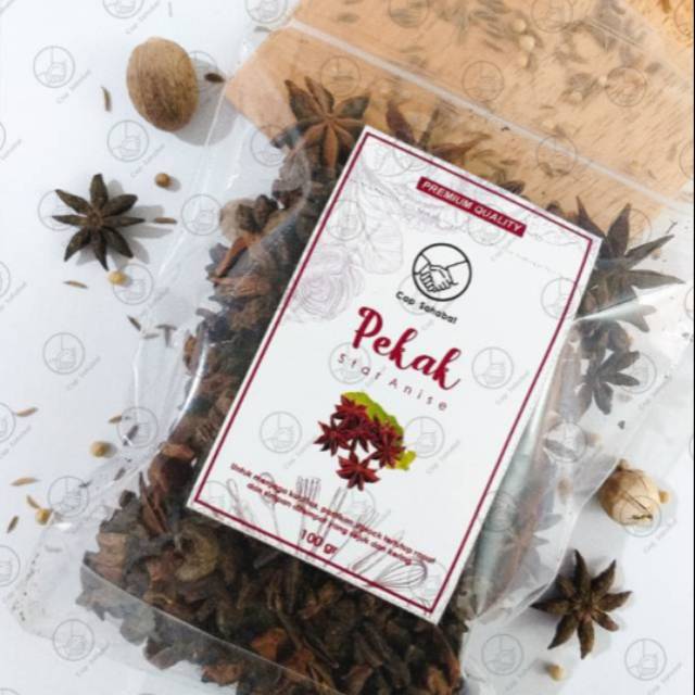 Pekak 100gr / Bunga Lawang / Star Anise / Rempah / JSR 100% PREMIUM