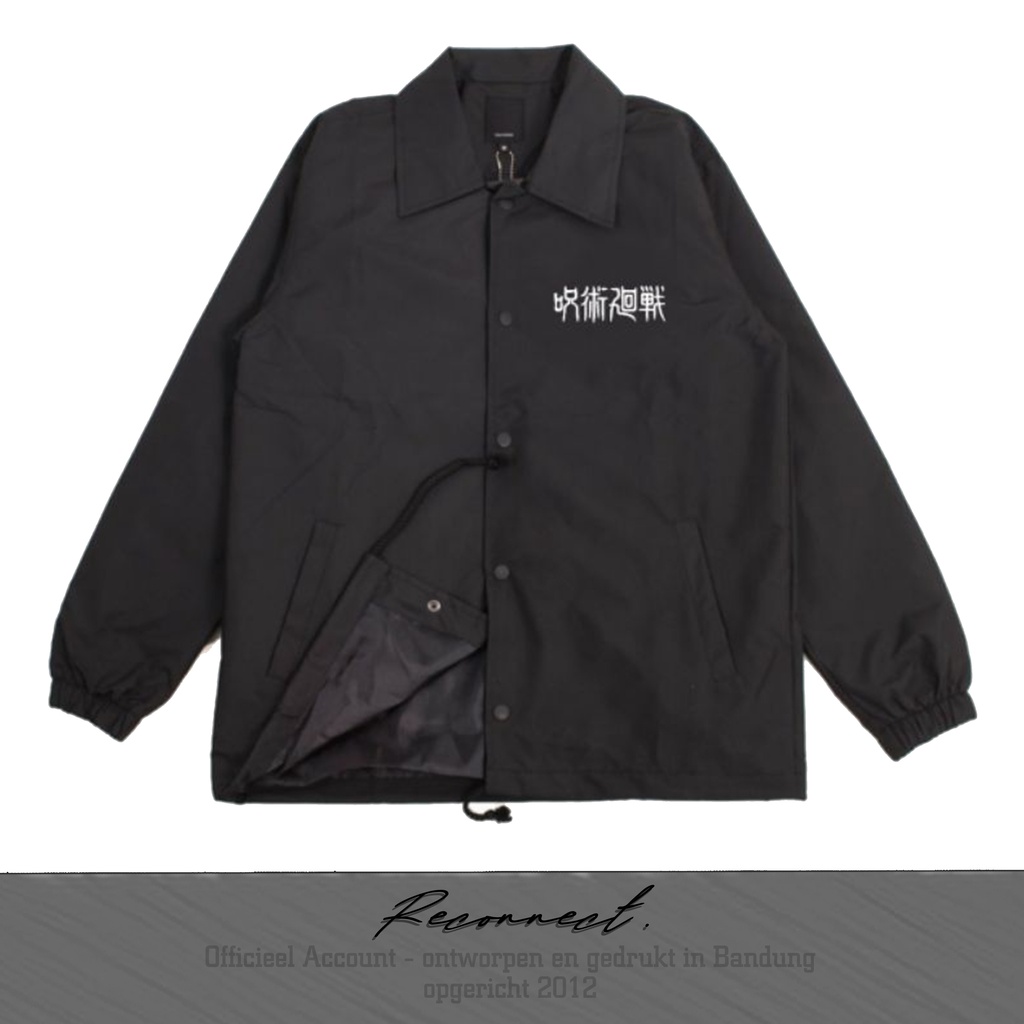 Reconnect Coach Jacket Anime Jujutsu Kaisen Gojo Satoru - Unisex