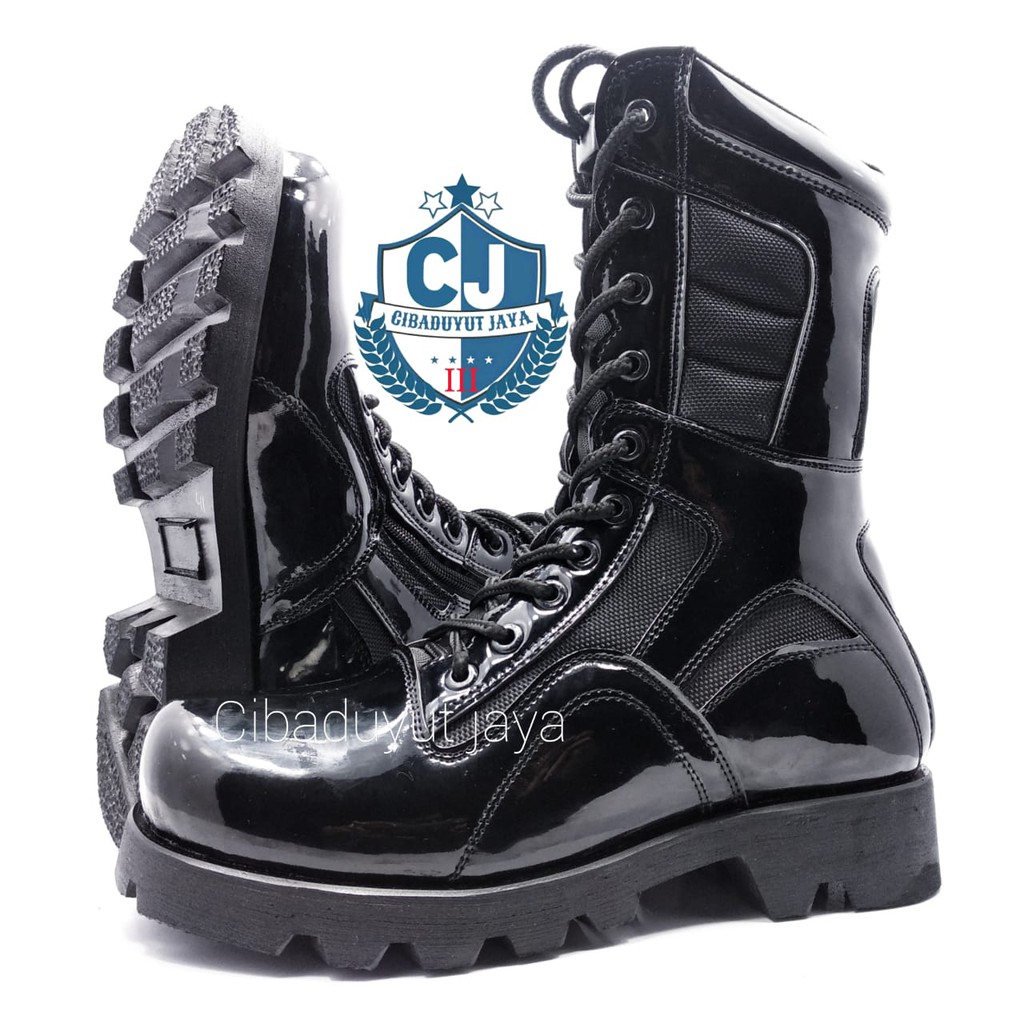 SEPATU PDL TNI POLRI SATPAM POLL PP NINJA OUTSOL RADIAL PRESS TERKUAT SUPER KILAP TERLARIS!